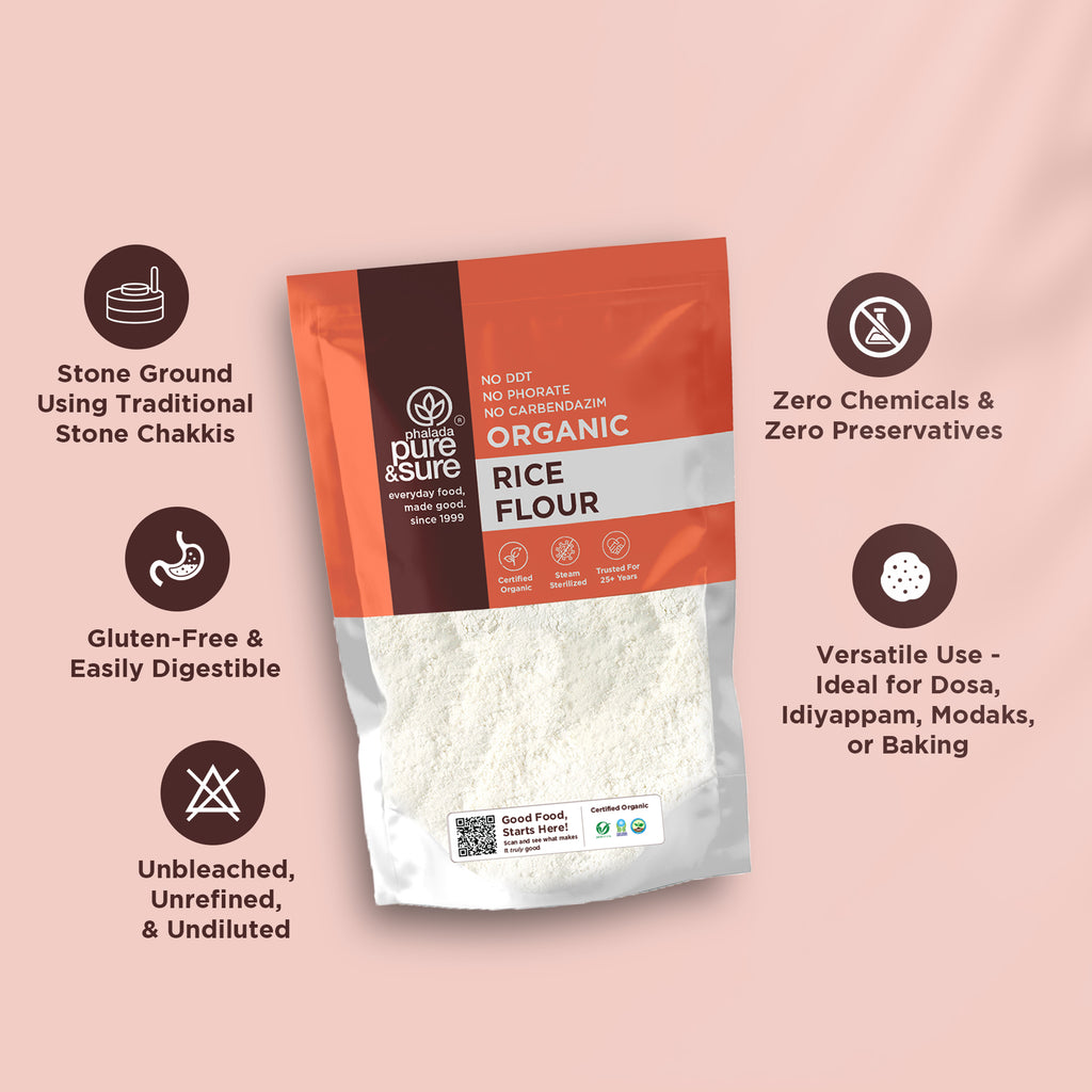 Organic Rice Flour-500Gms 4