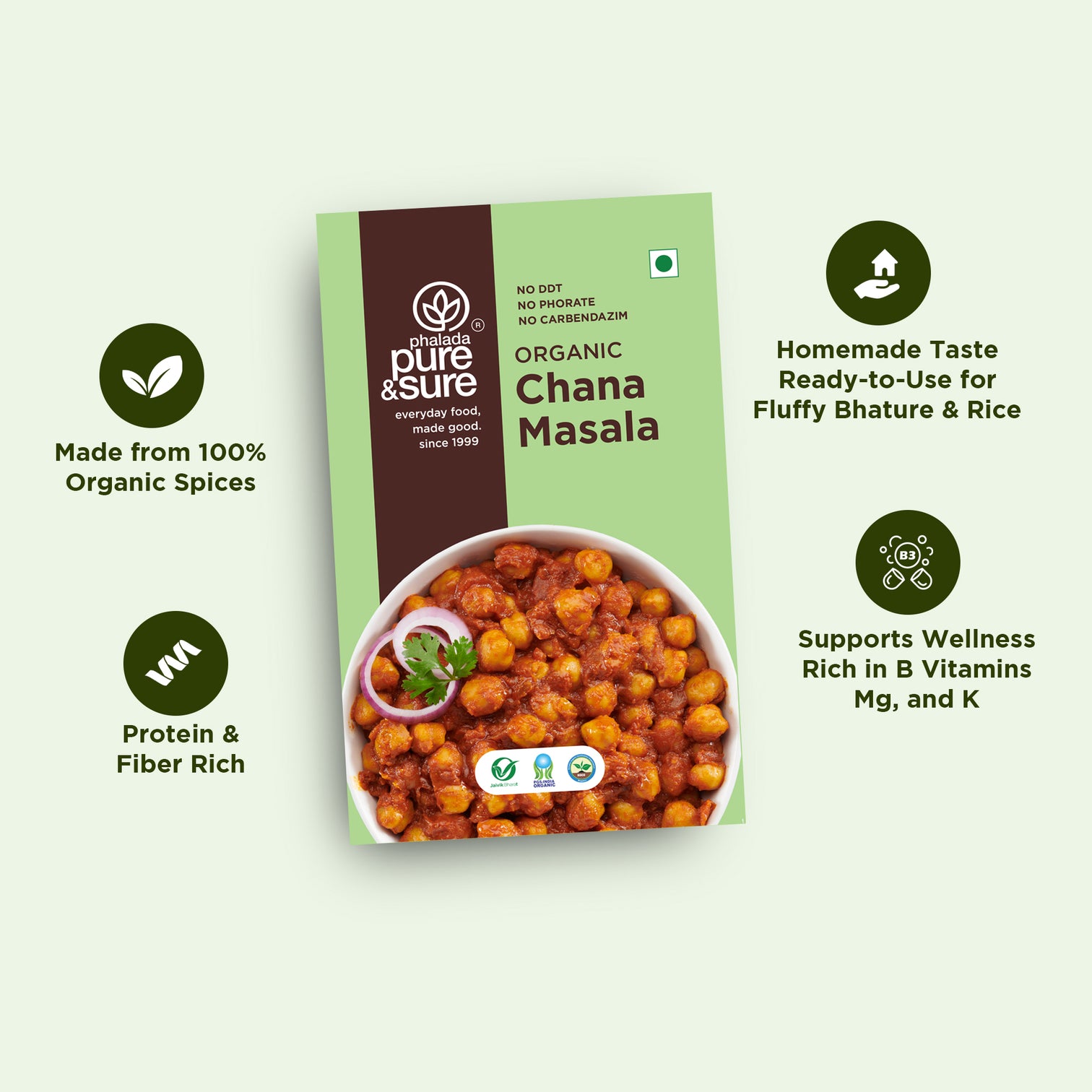 Organic Chana Masala-100Gms 4
