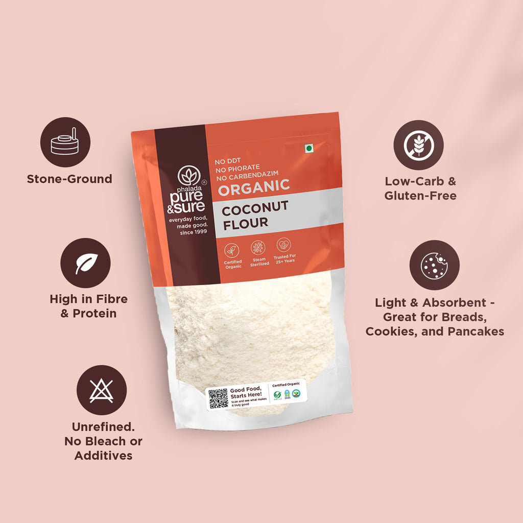 Organic Coconut Flour 350Gms 3