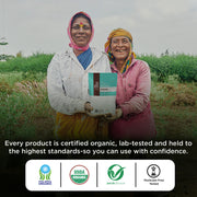 Farmers holding our Products