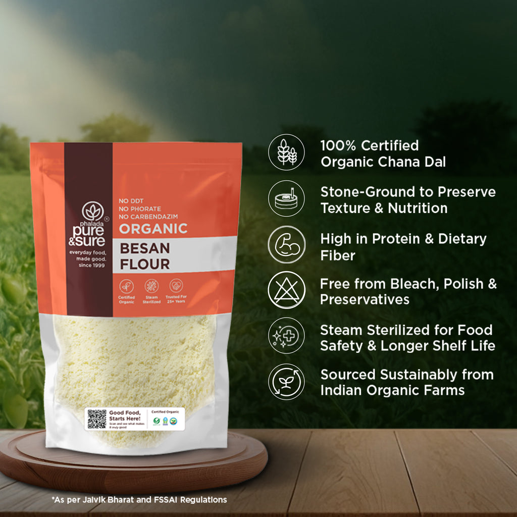 Organic Besan Flour-1kg 7