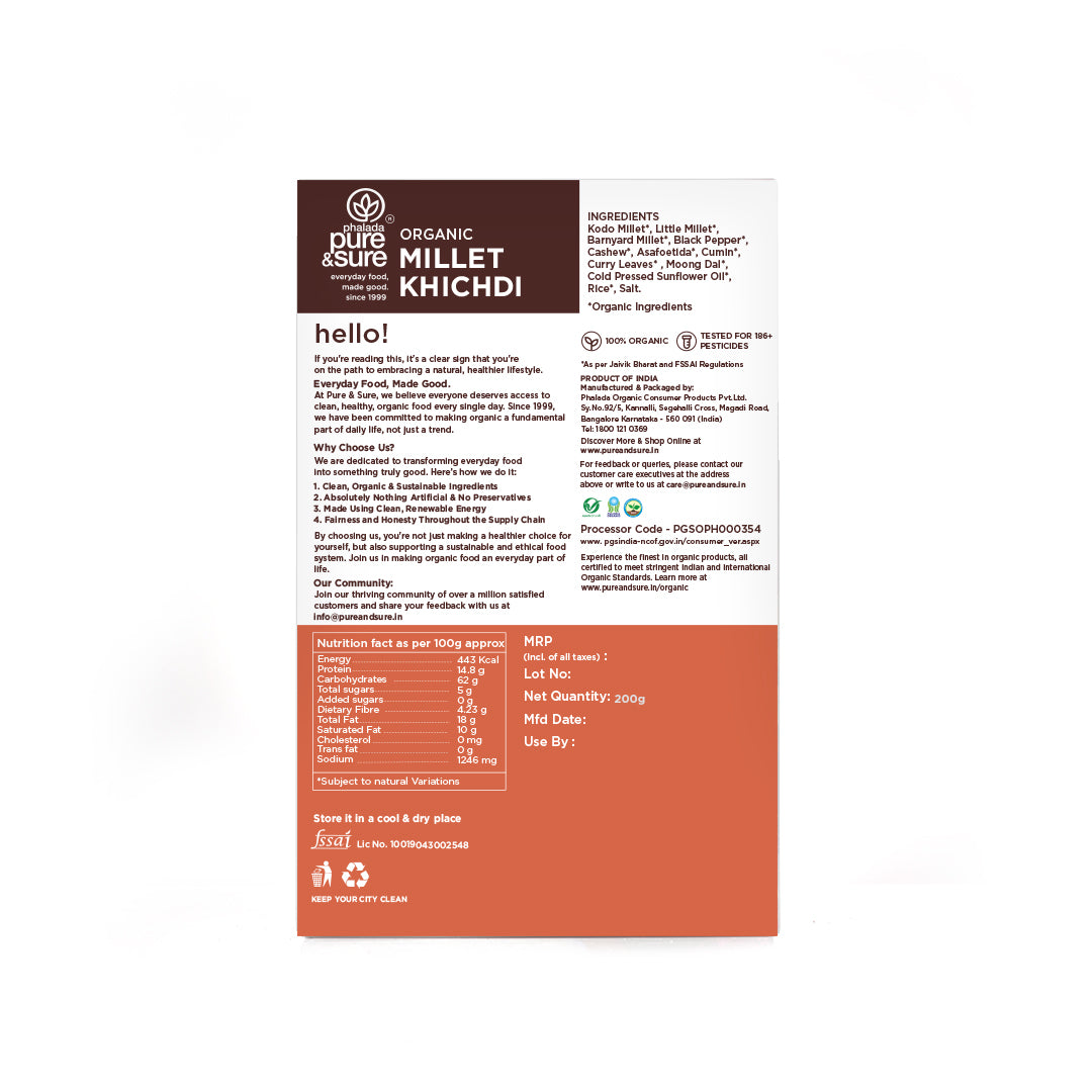 Organic Millet Khichdi-200Grs 2