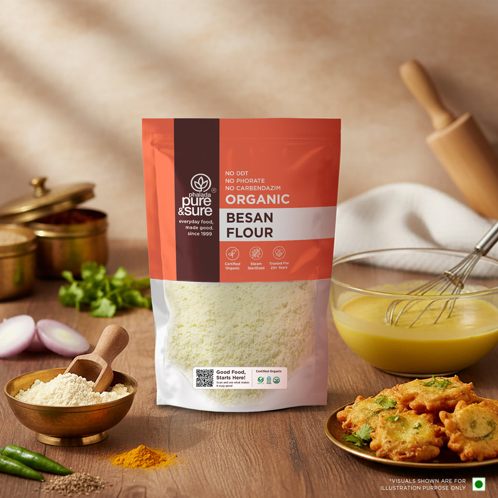Organic Besan Flour-1kg 11