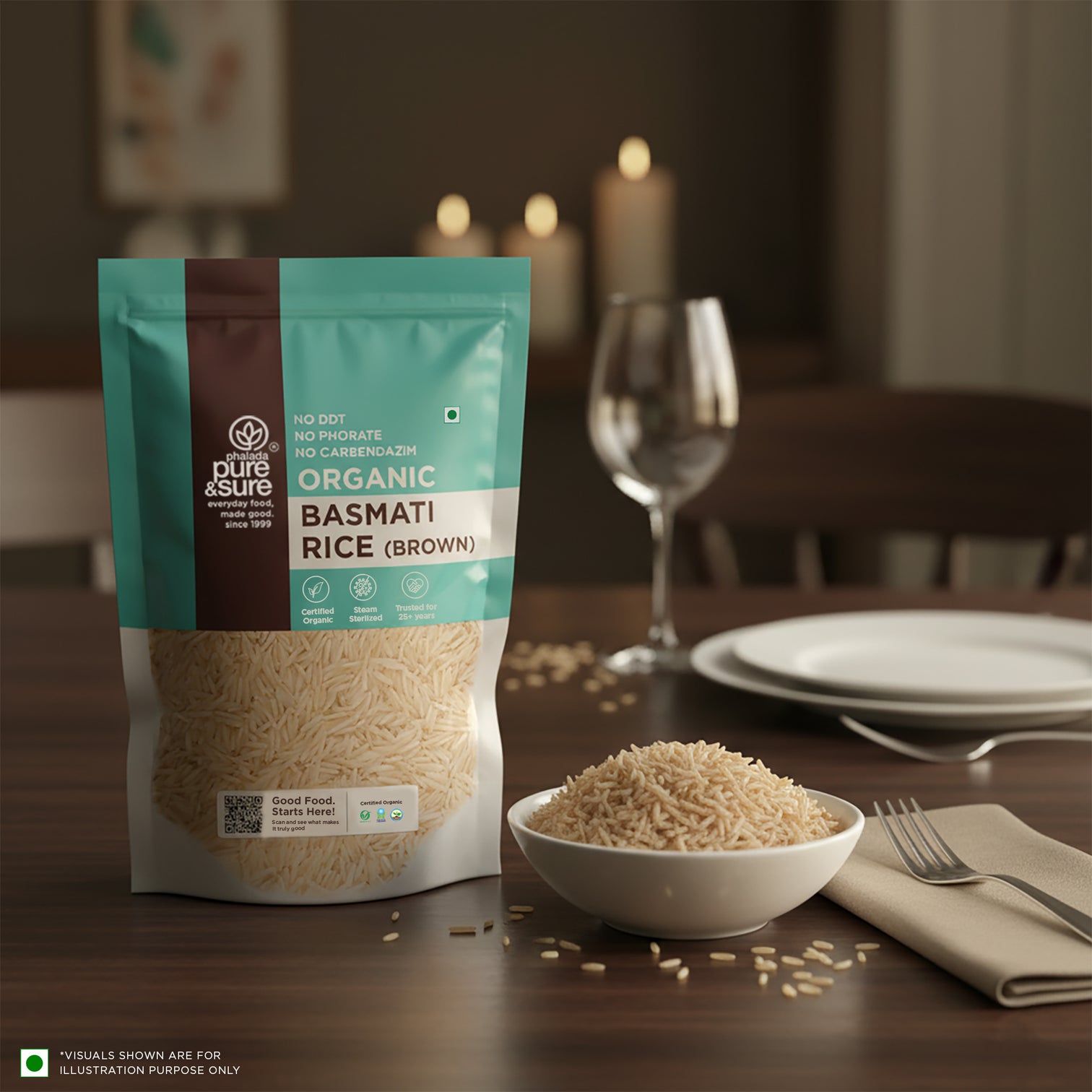Organic Basmati Rice - Brown-1kg 6