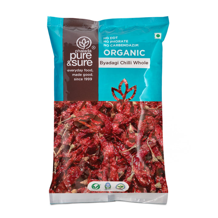 Phalada Pure and sure- Organic Byadagi Chilli Whole Front