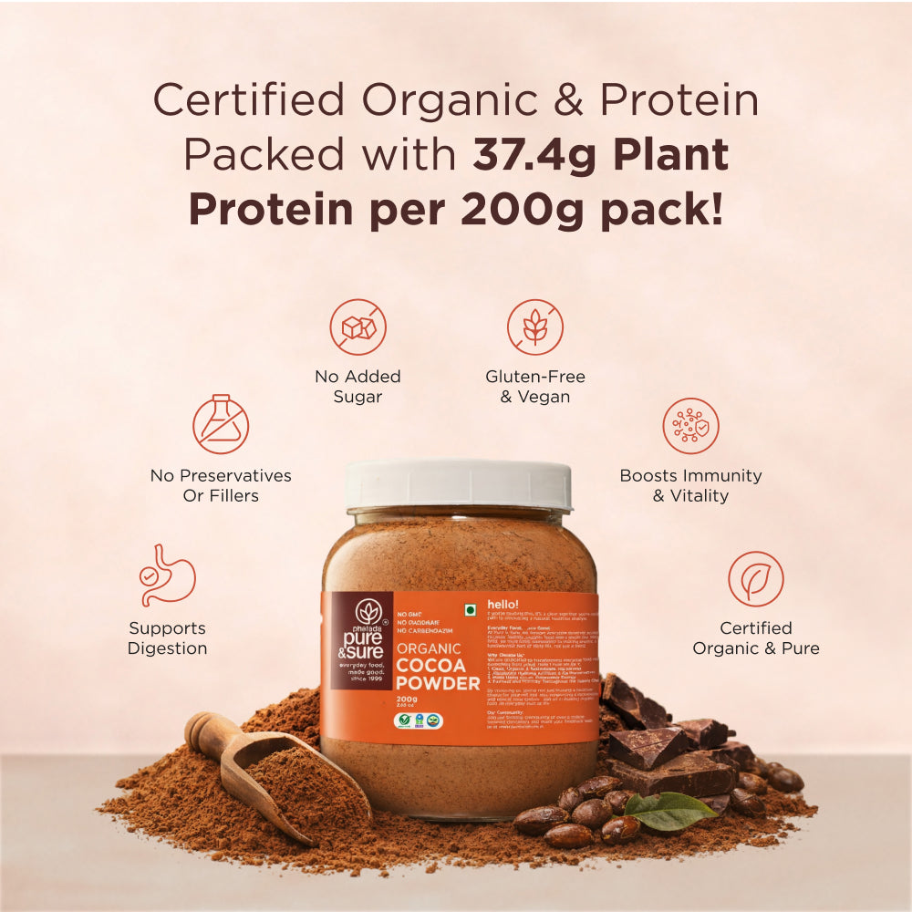 Organic Cocoa Powder - 200gm 5