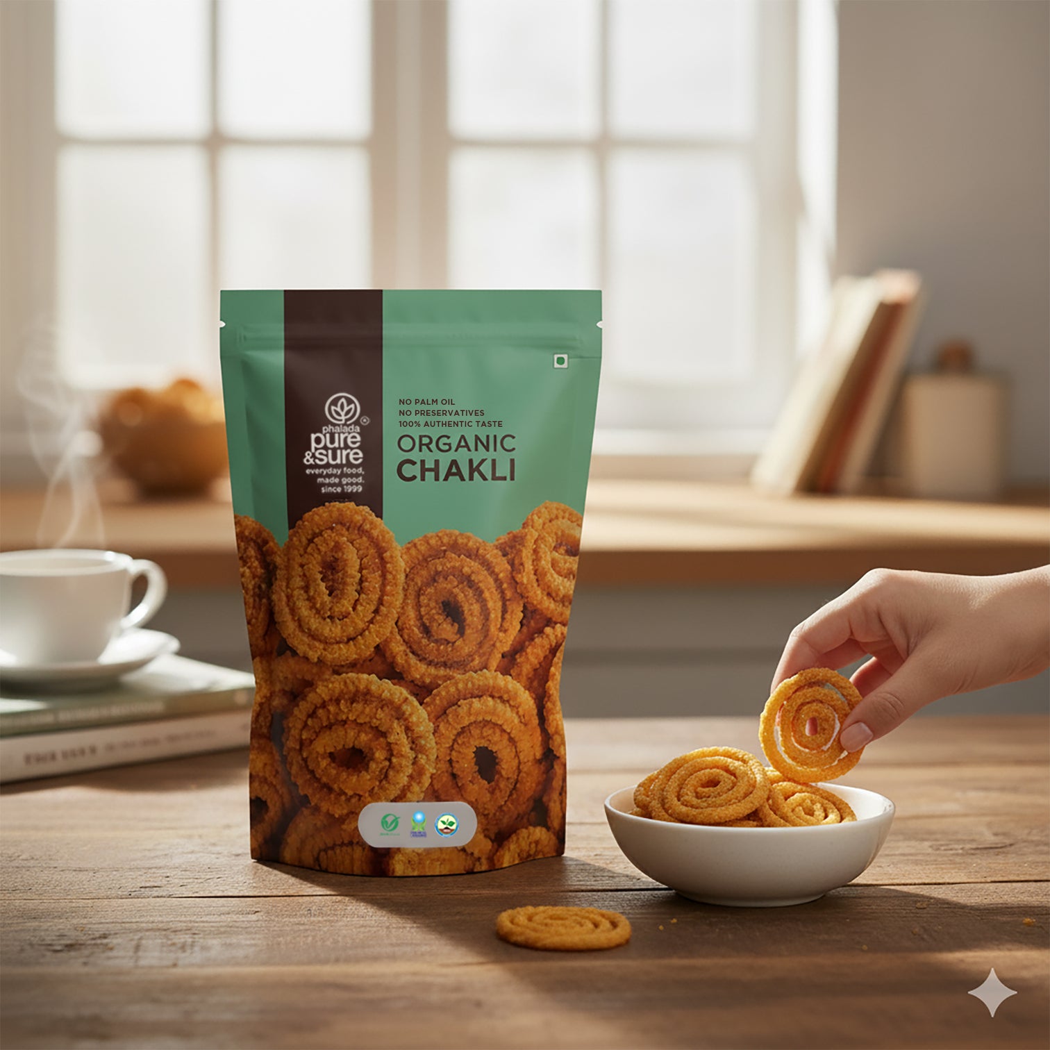 Organic Chakli-120 Gms 10