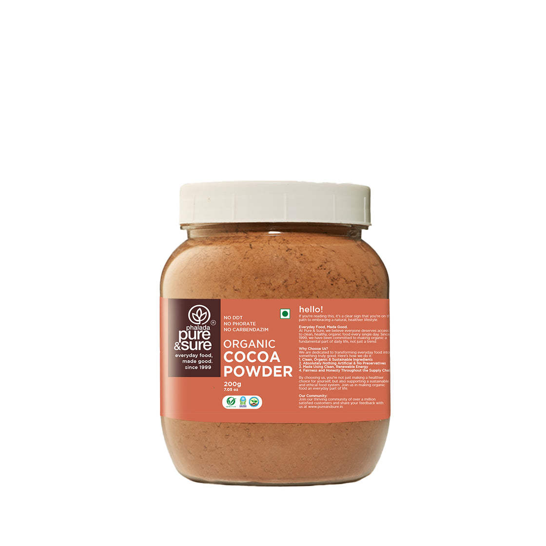 Organic Cocoa Powder - 200gm