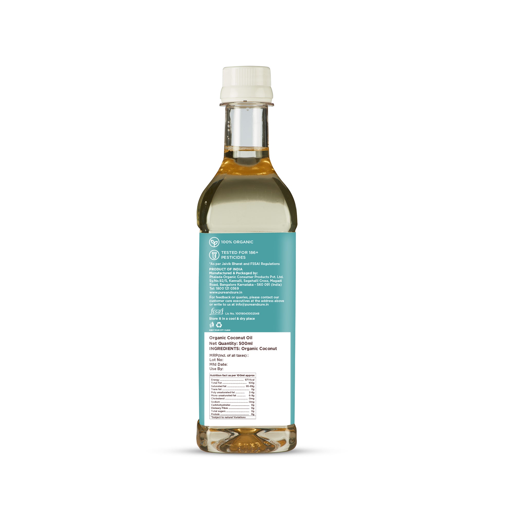 Organic Coconut Oil-500ml