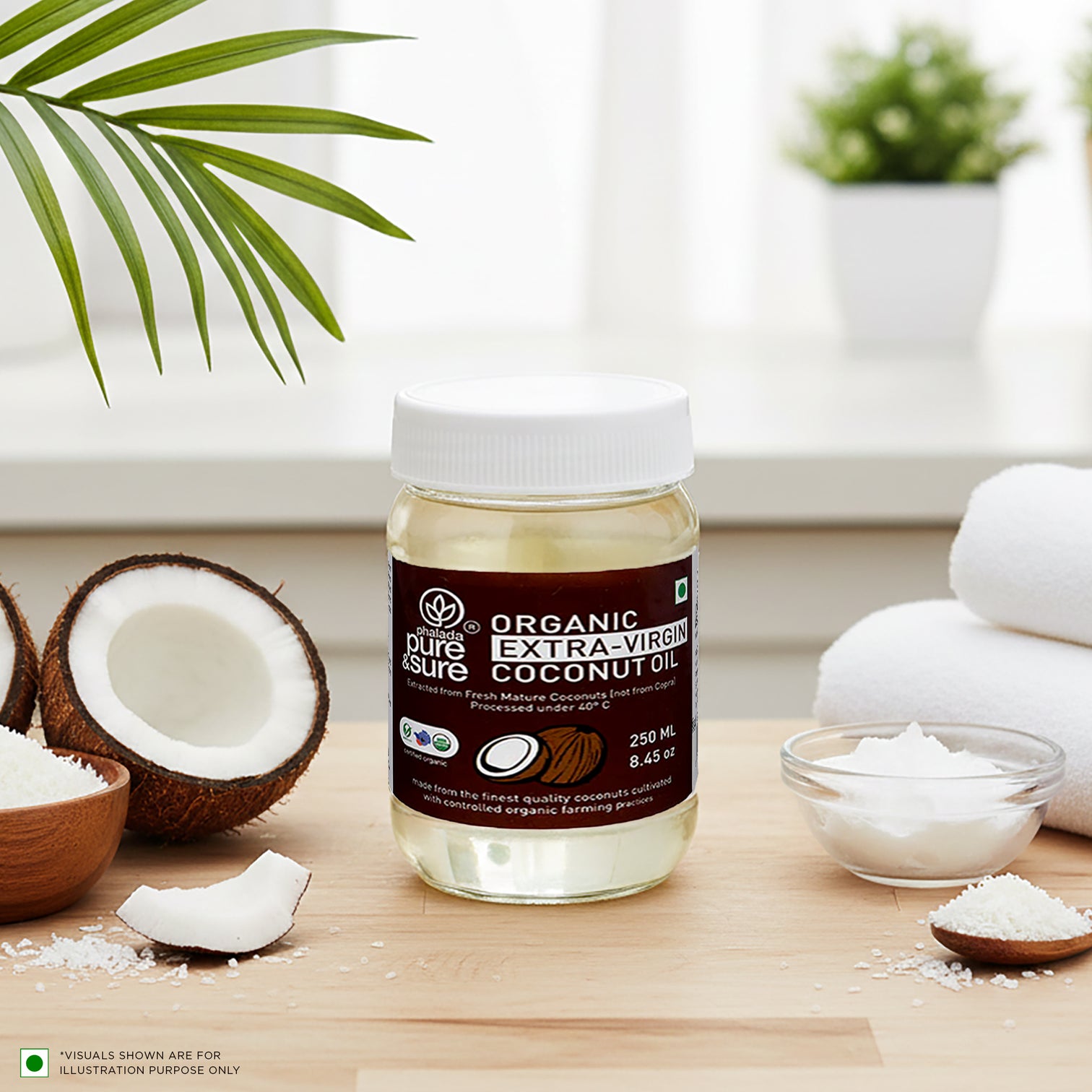 Organic Extra Virgin Coconut Oil-250ML 6