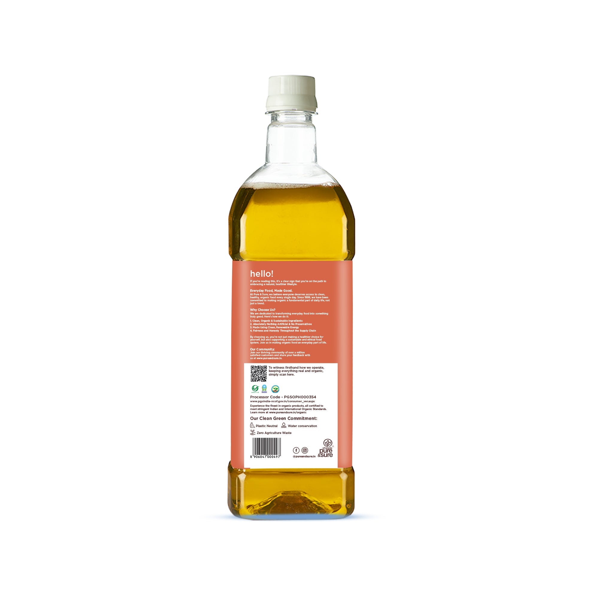 Organic Groundnut Oil-2L