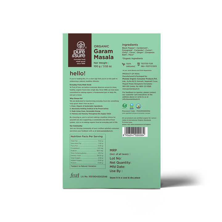 Garam Masala back