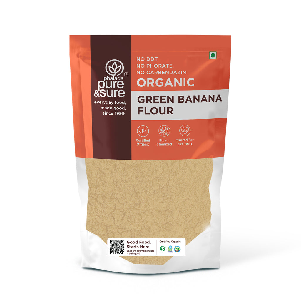 Organic Green Banana Flour 500Gms