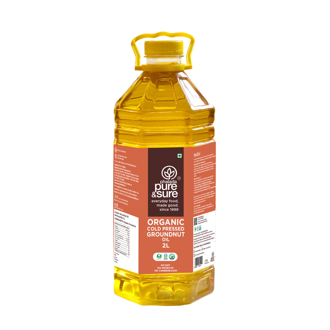 Organic Groundnut Oil-2 Ltr