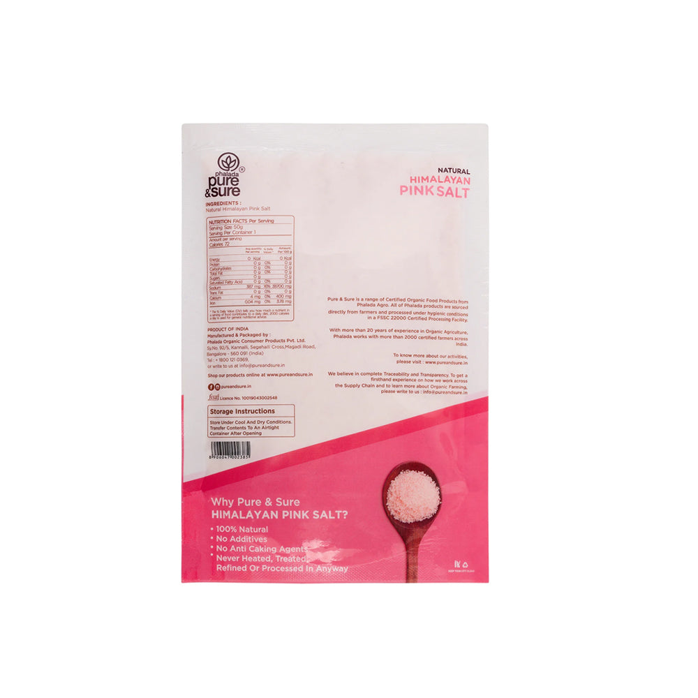 Natural Himalaya Pink Salt-500gms in pouch 2