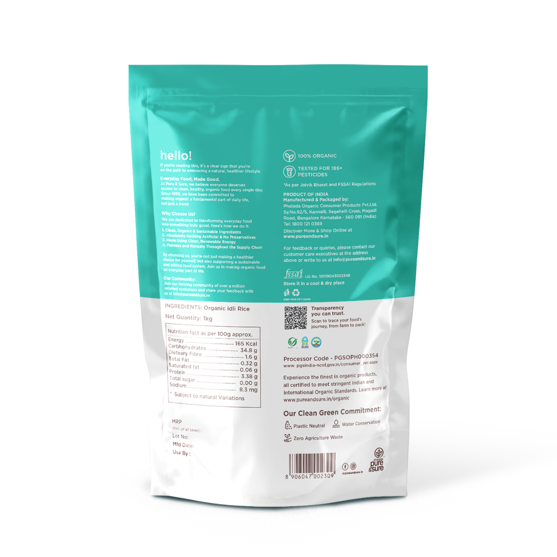 Organic Idly Rice- 1Kg 2