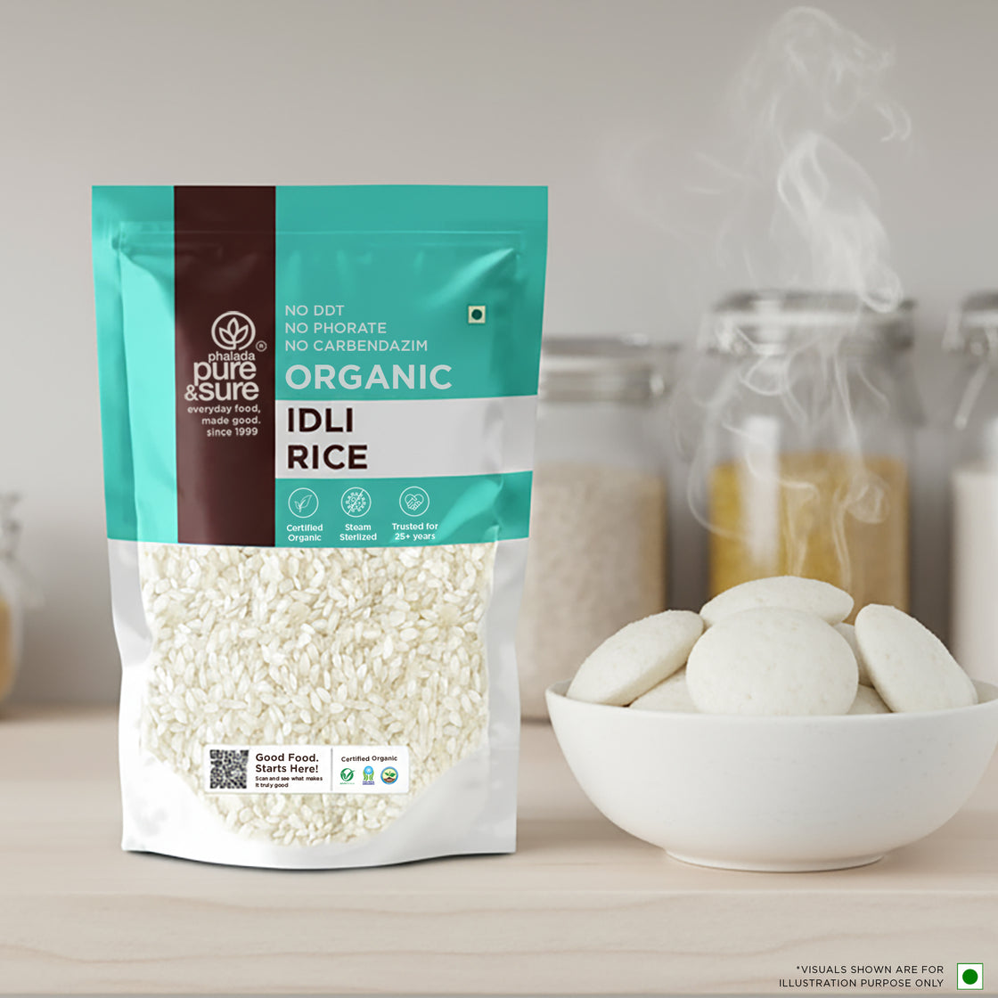 Organic Idly Rice- 1Kg 6
