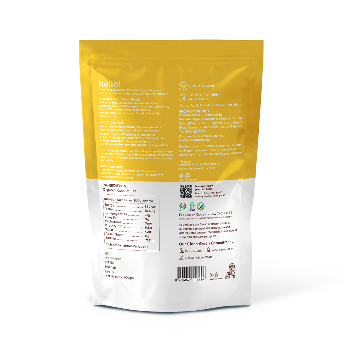 Organic Kodo Millet-500Gms 2