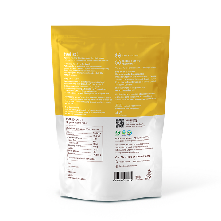Organic Kodo Millet