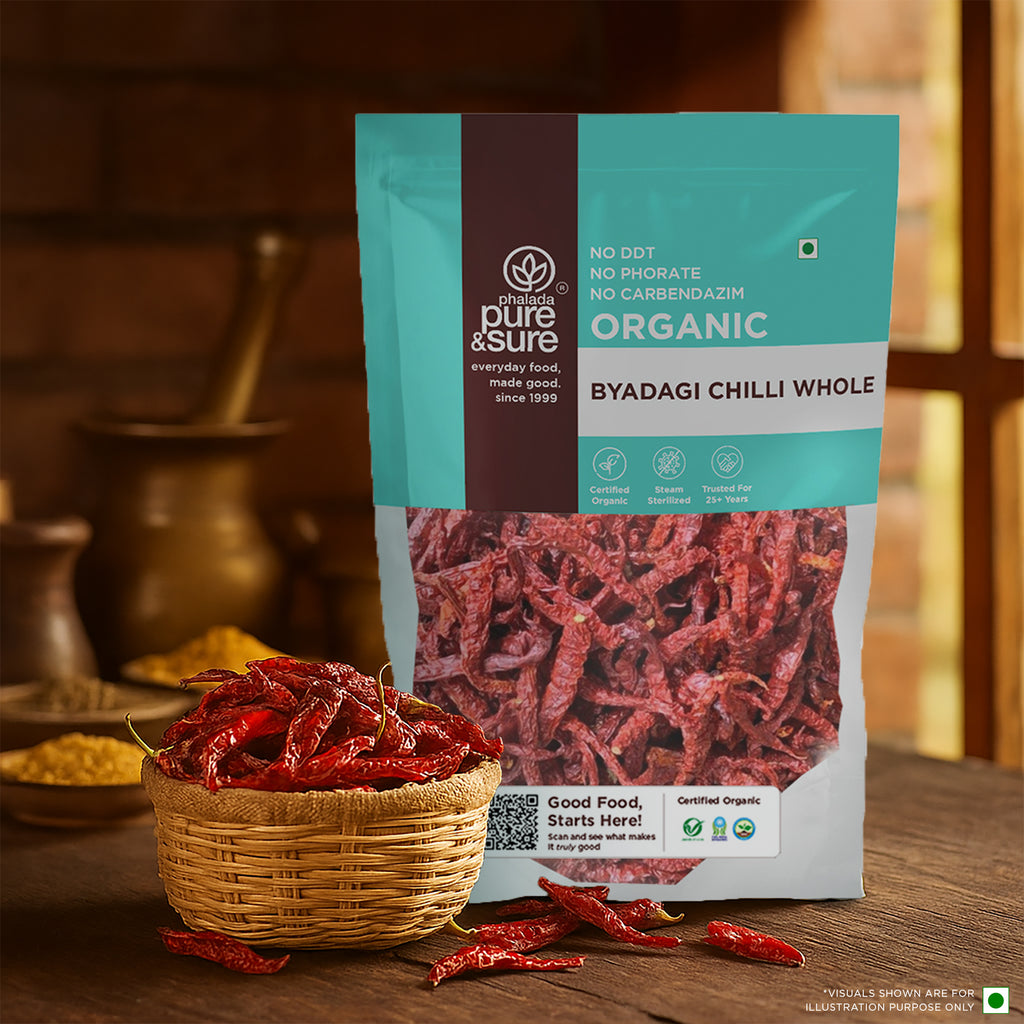 Organic Byadagi Chilly Whole-100Gms 9