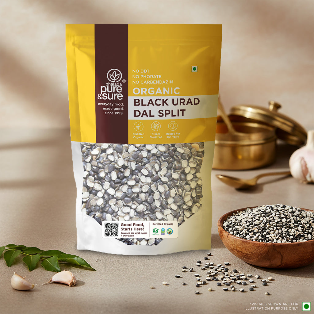 Organic Black Urad Dal Split-500Gms 9