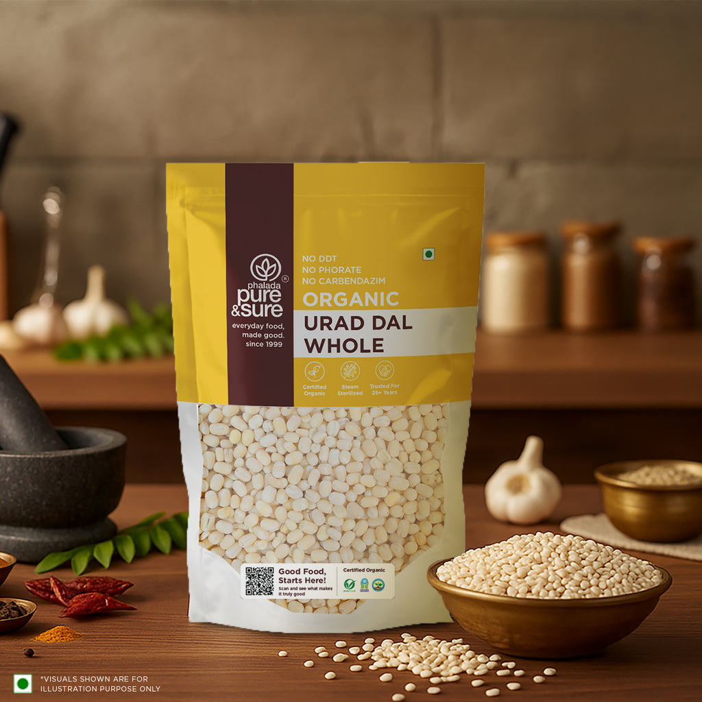 Organic White Urad Dal Whole-500Gms 10