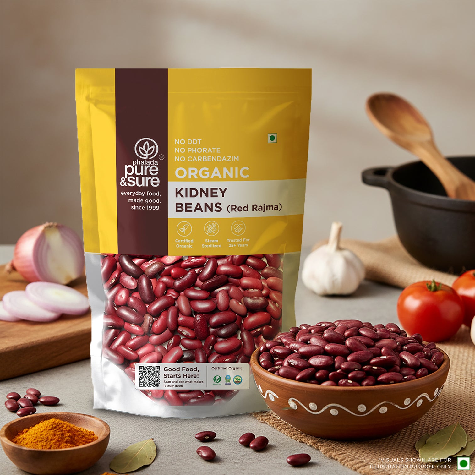 Organic Kidney Beans-500Gms 5