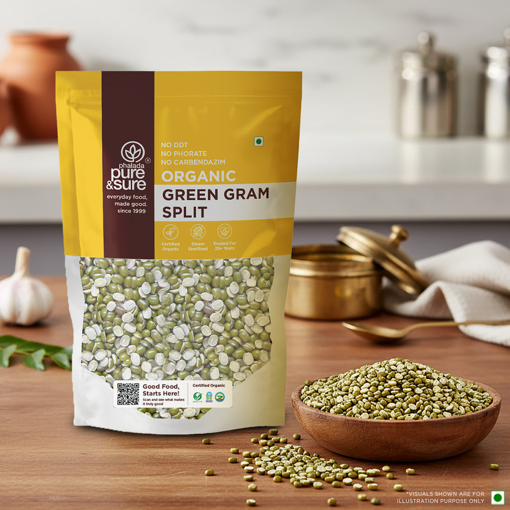 Organic Green Gram SPLIT-500Gms 10