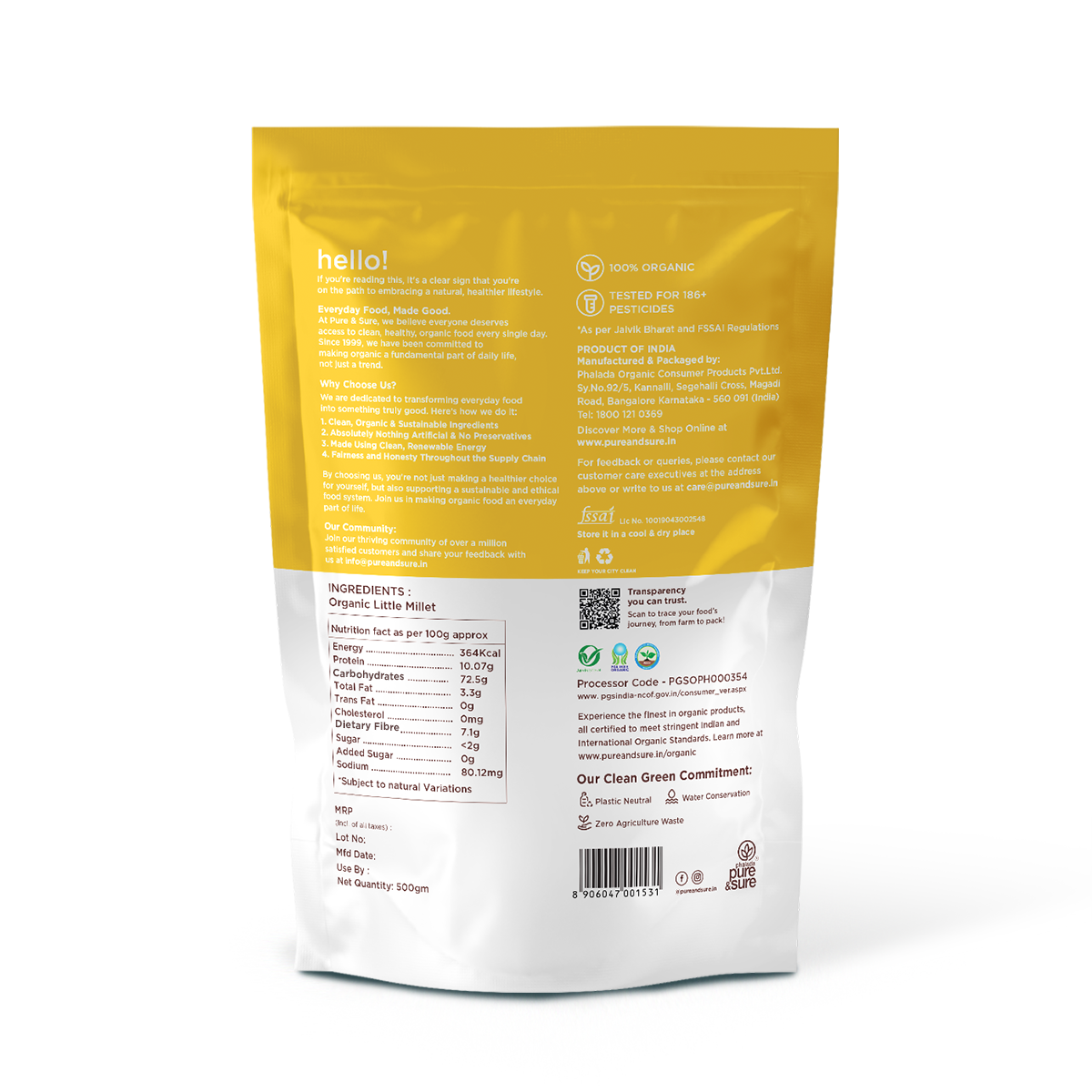 Organic Little Millet-500Gms 2
