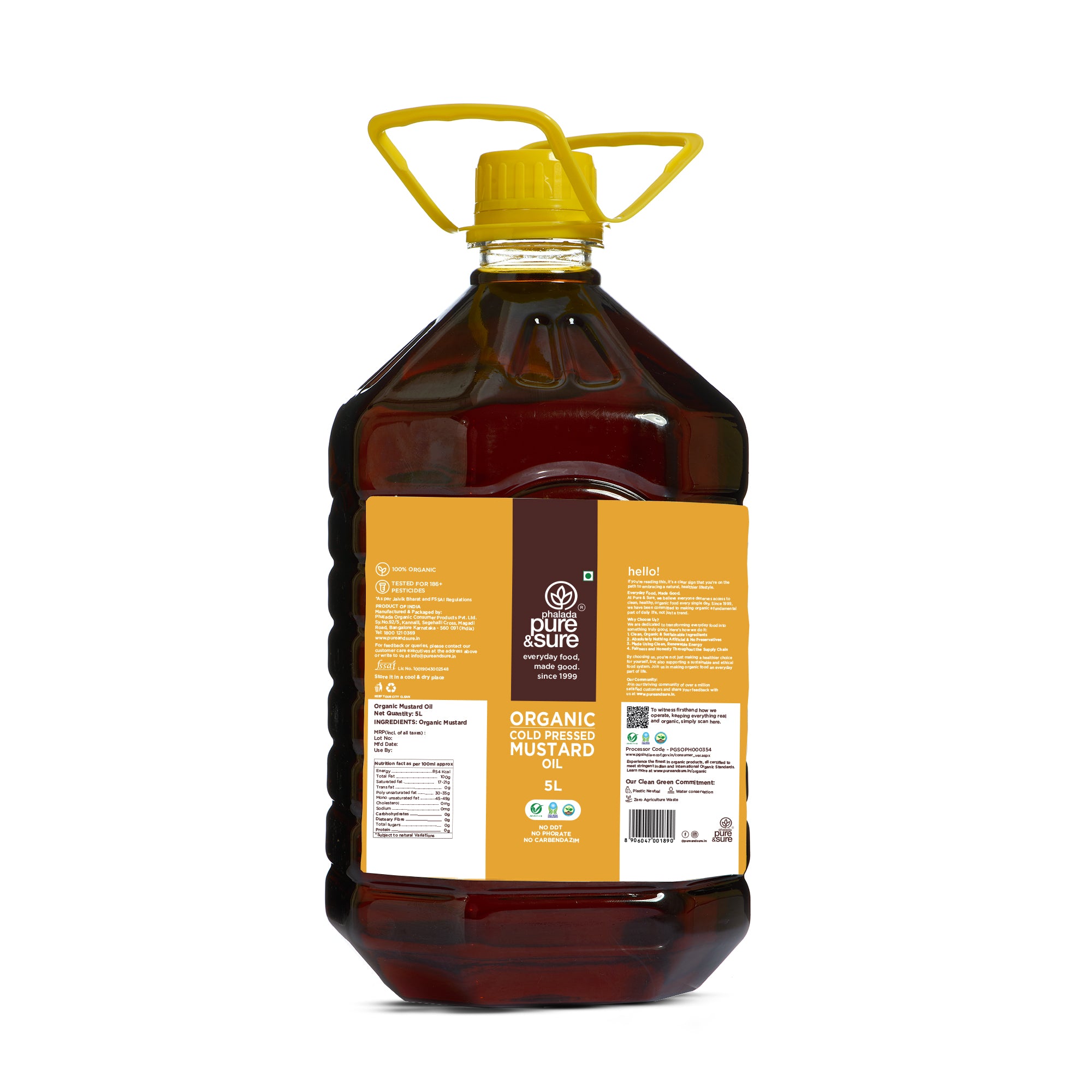 Organic Mustard Oil-5L