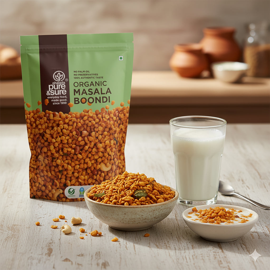 Organic Masala Boondi 100Gms 10