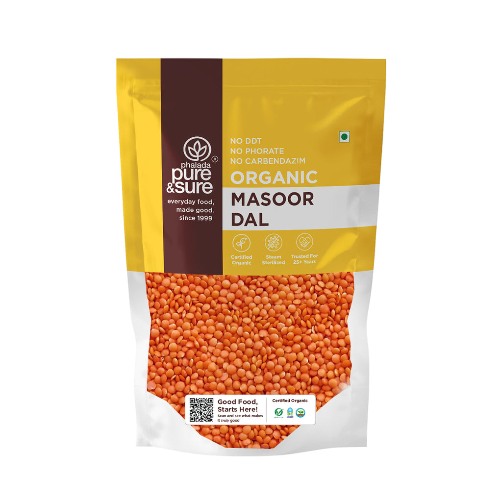 Organic Masoor Dal-500Gms