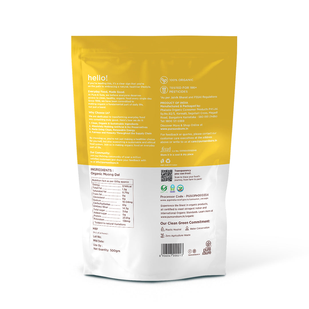 Organic Moong Dal-500Gms 2