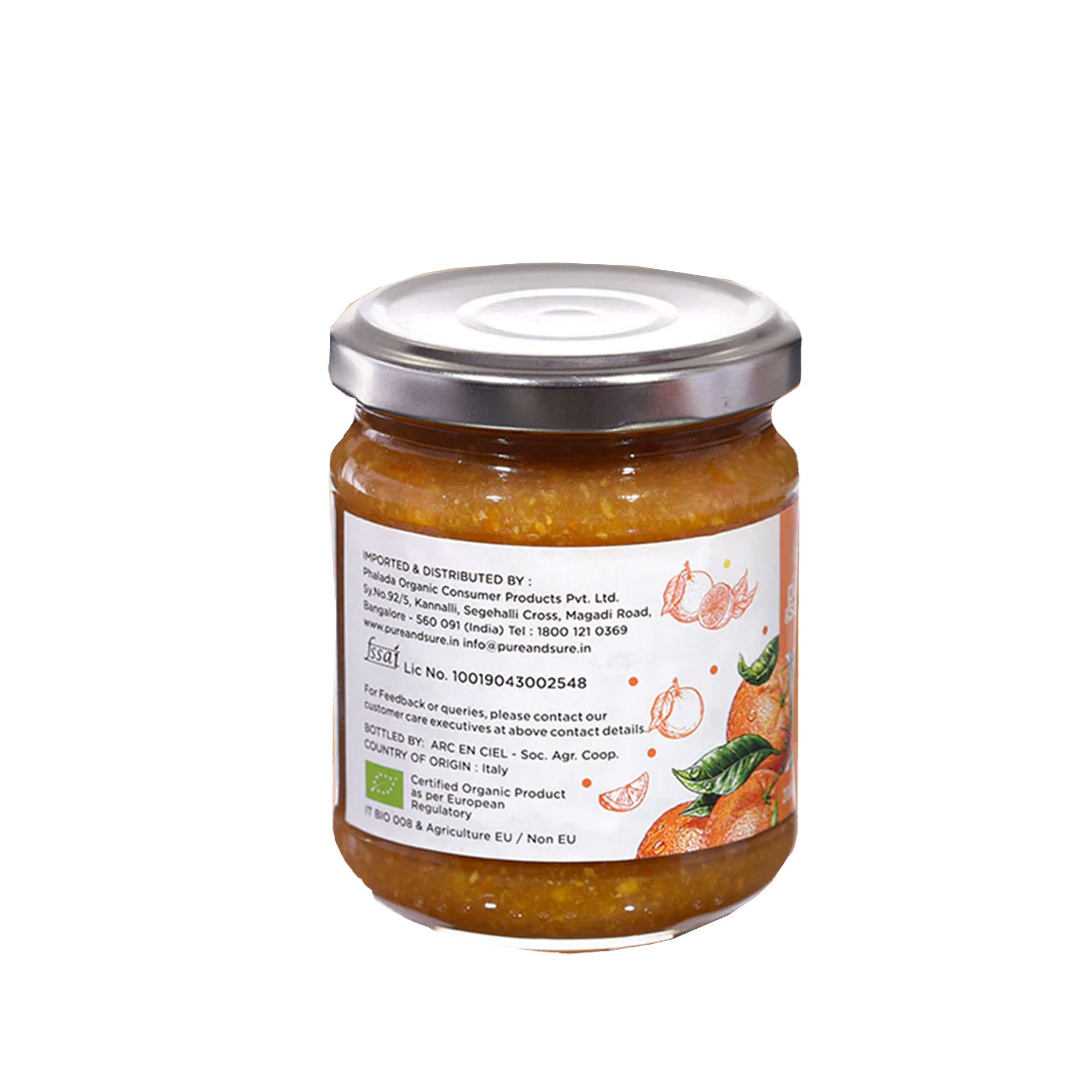 Organic Orange Jam-210g