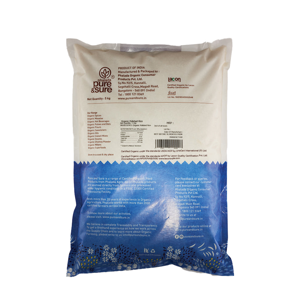 Organic Polished Rice-5kg 2
