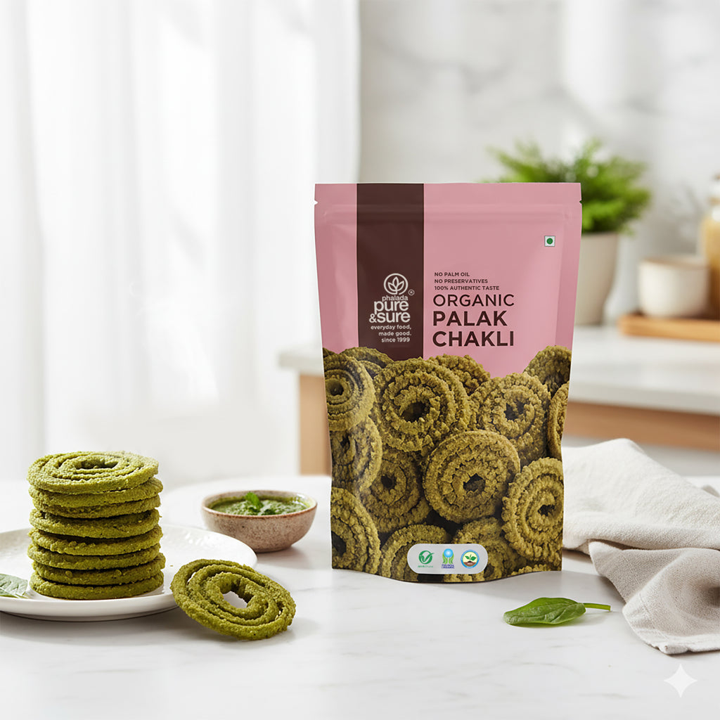 Organic Palak Chakli-120Gms 10