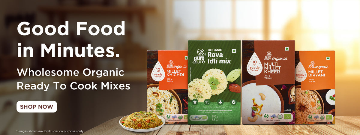 Shop Indian organic products | Pure & Sure