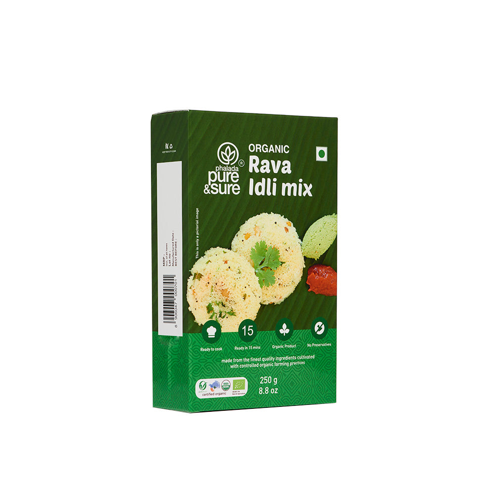 Organic Rava Idly Mix (250g)