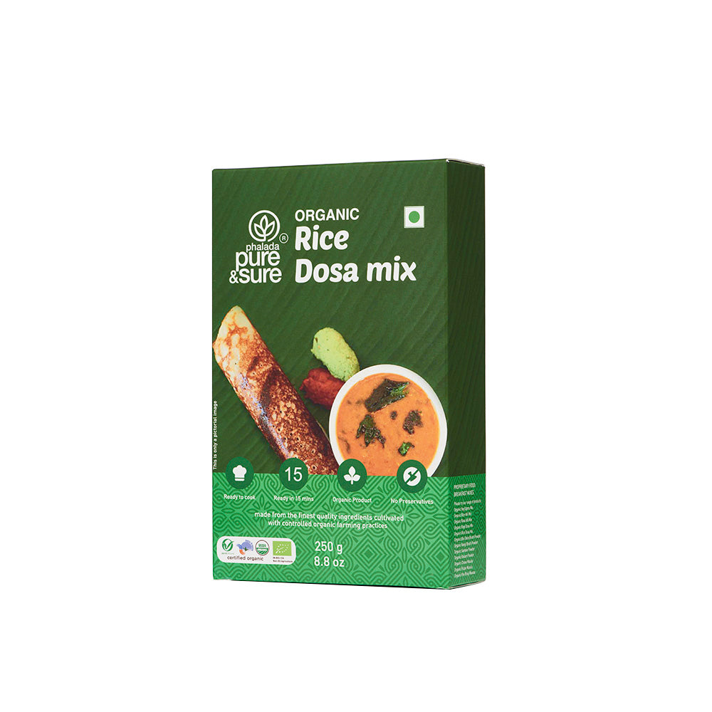 Organic Rice Dosa Mix-250Gms 4