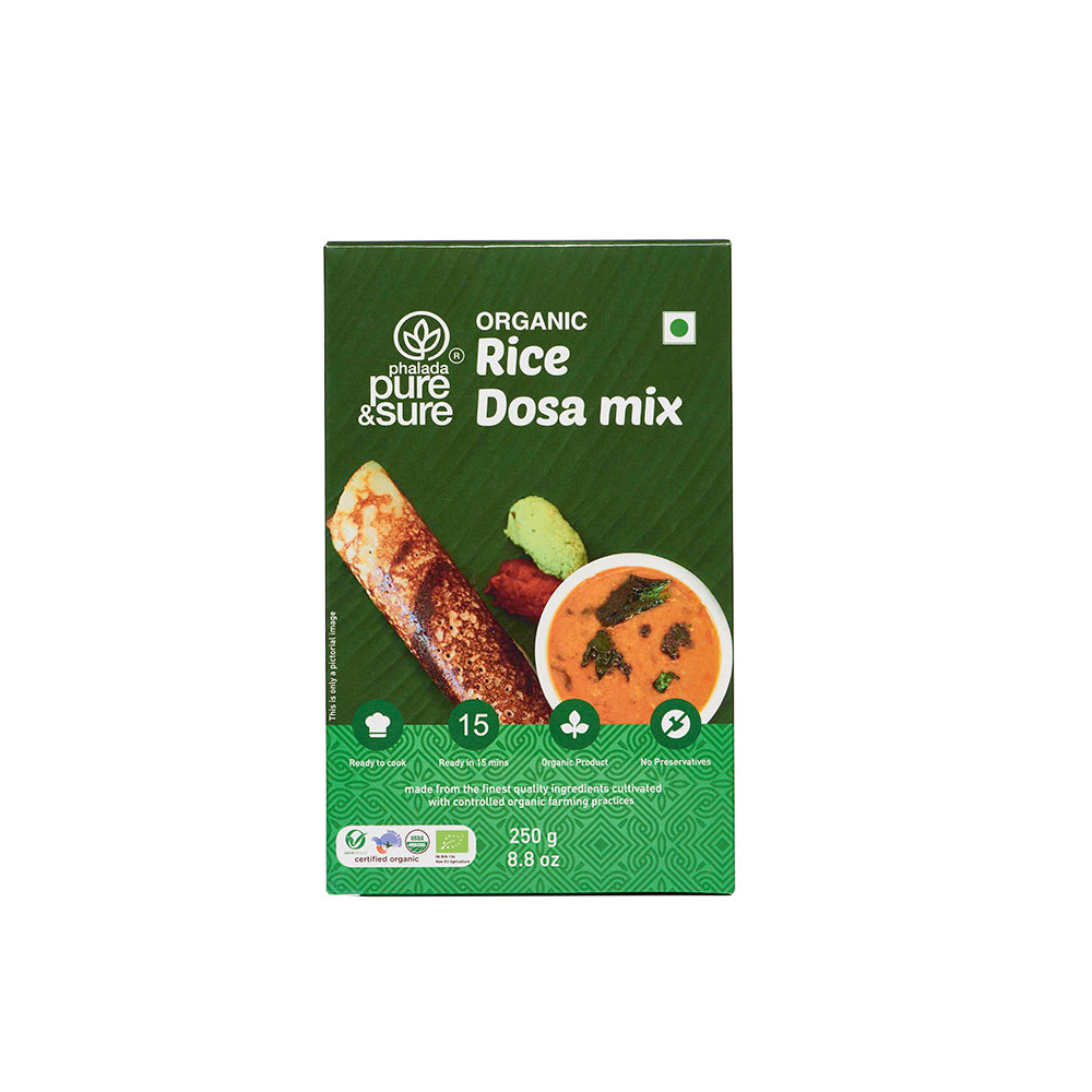 Organic Rice Dosa Mix-250Gms
