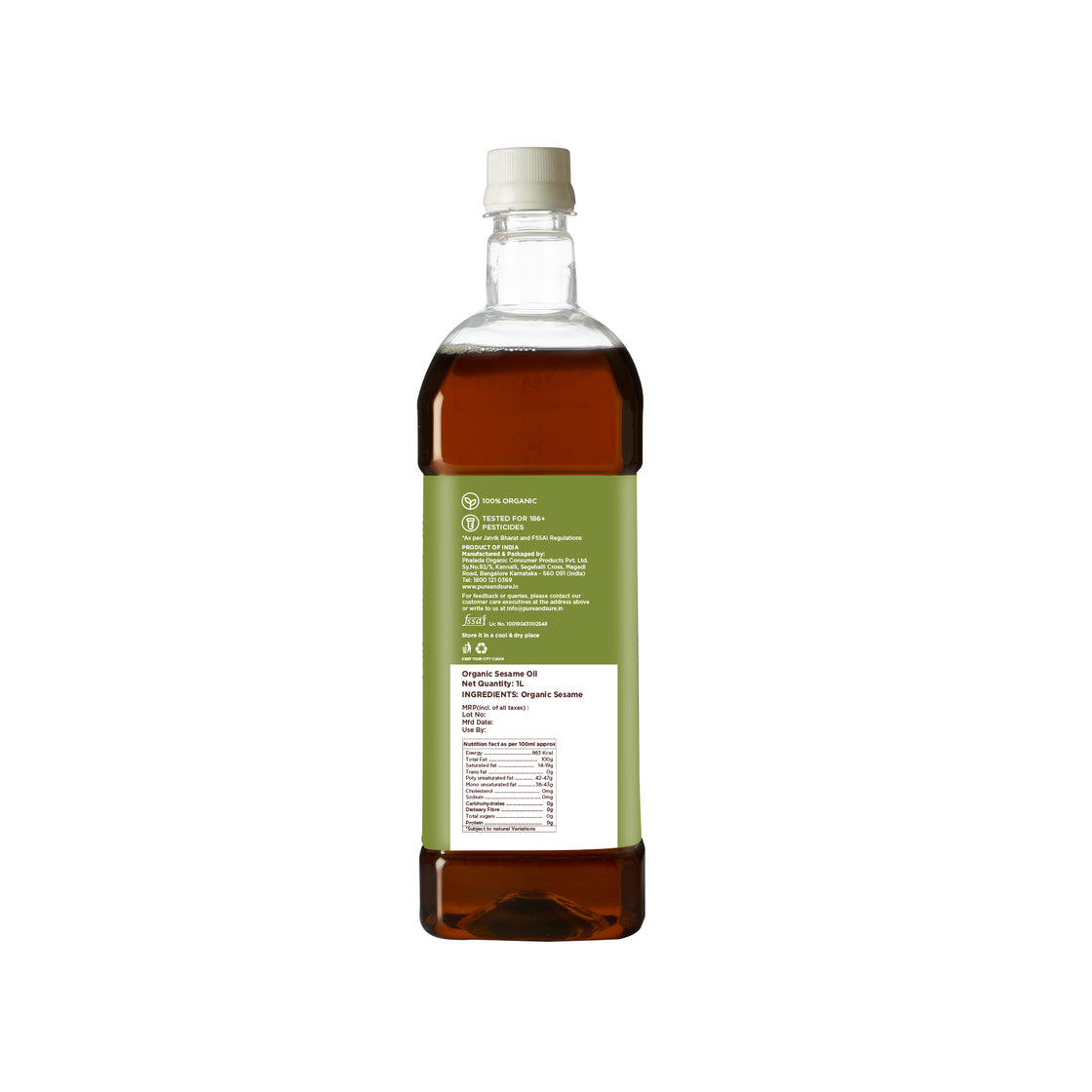 Organic Sesame Oil-2 Ltr 2