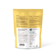 Filter coffee powder smooth back