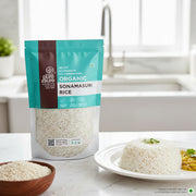 Organic Polished Rice(Sona Masoori Rice)