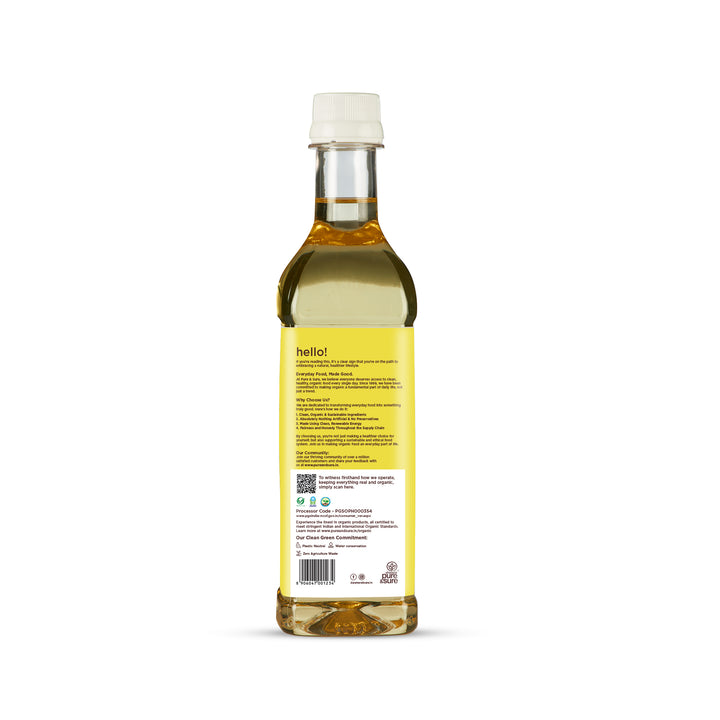 Sunflower oil Back