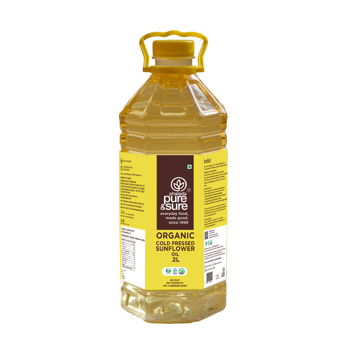 Organic Sunflower Oil-2 Ltr
