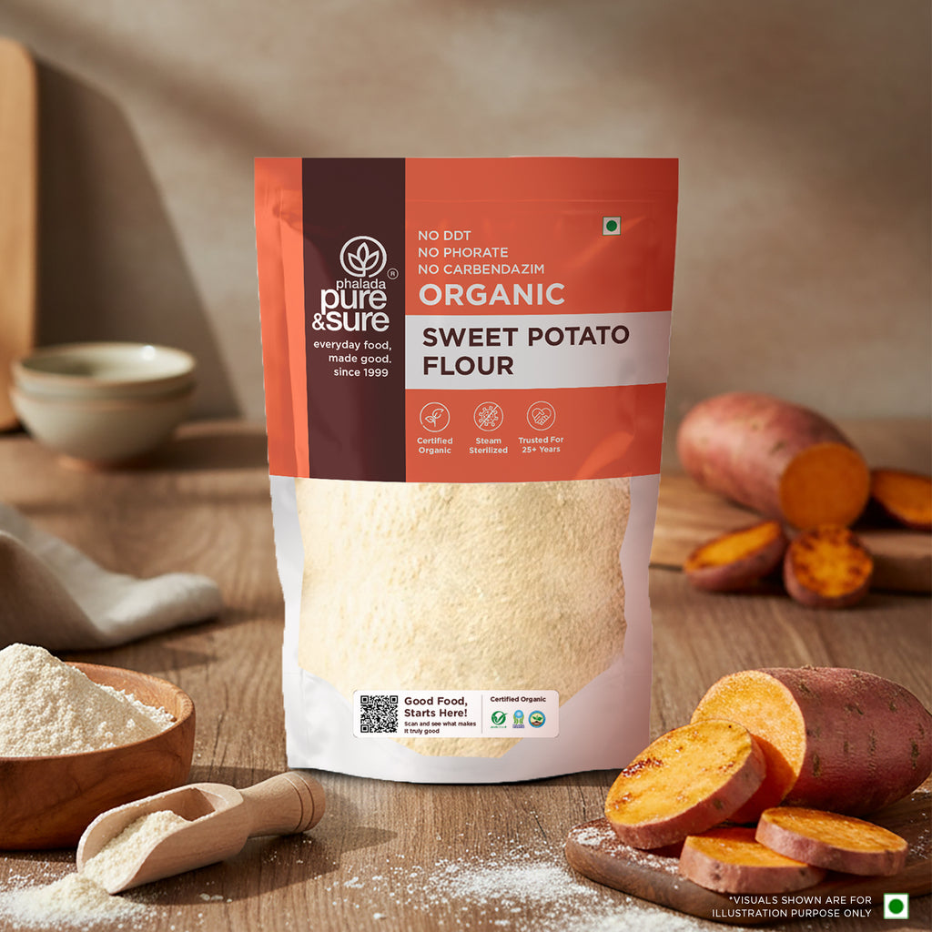 Organic Sweet Potato Flour 500Gms 10