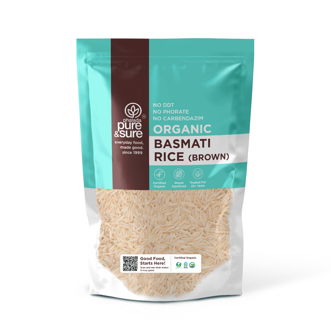 Organic Basmati Rice - Brown-1kg