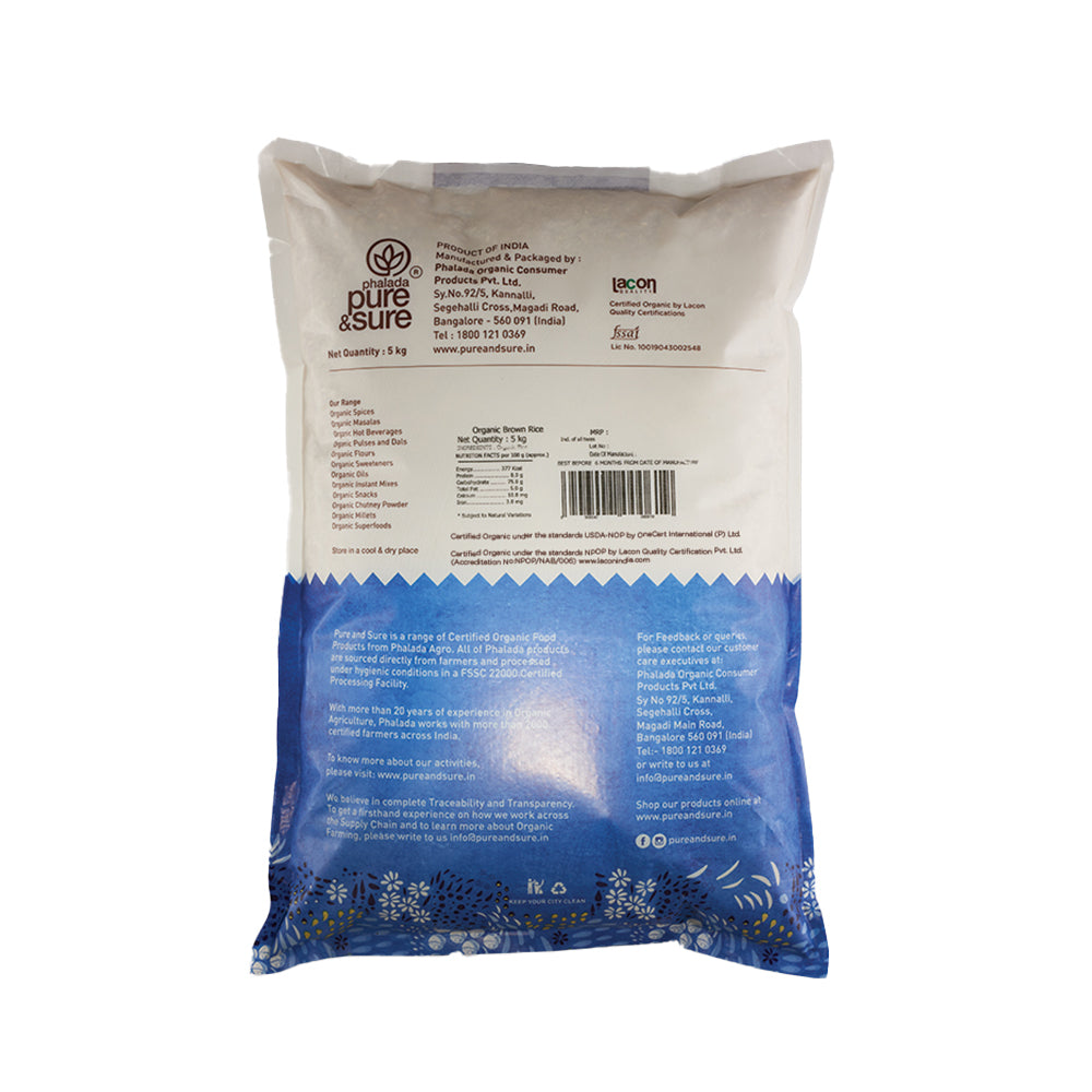 Organic Brown Rice-5kg 2