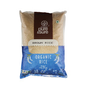 Phalada Pure and sure- Organic Brown rice 5kg Front