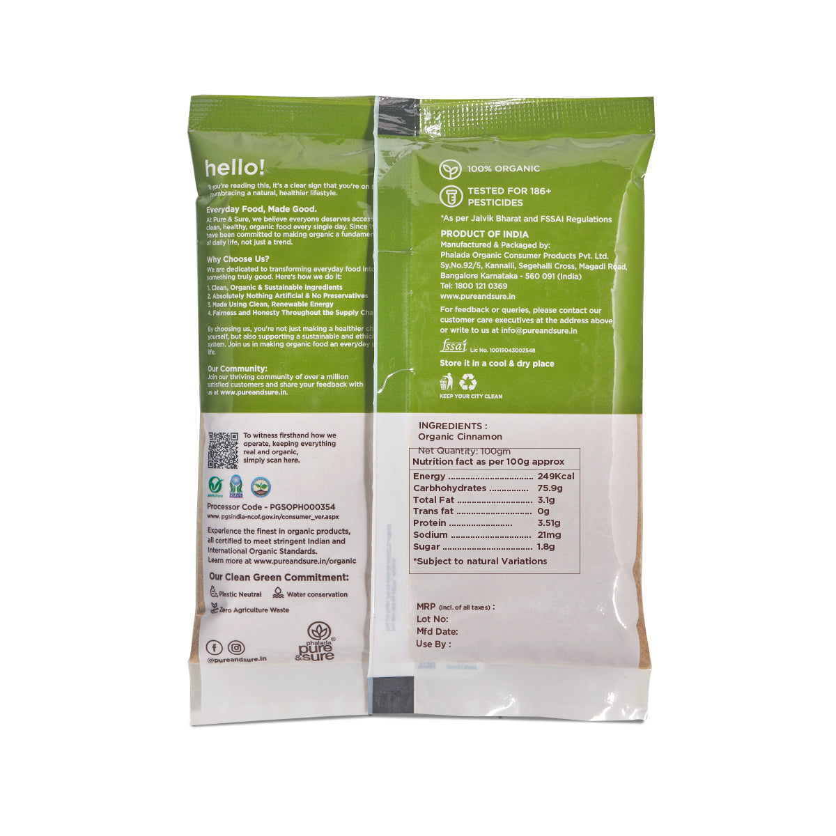 Organic Cinnamon Powder- 50g